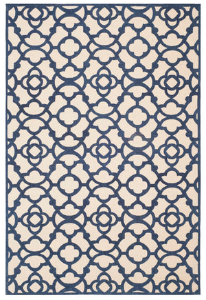 Safavieh Cedar Brook 221 Hand Loomed  Rug Ivory / Navy CDR221F-4