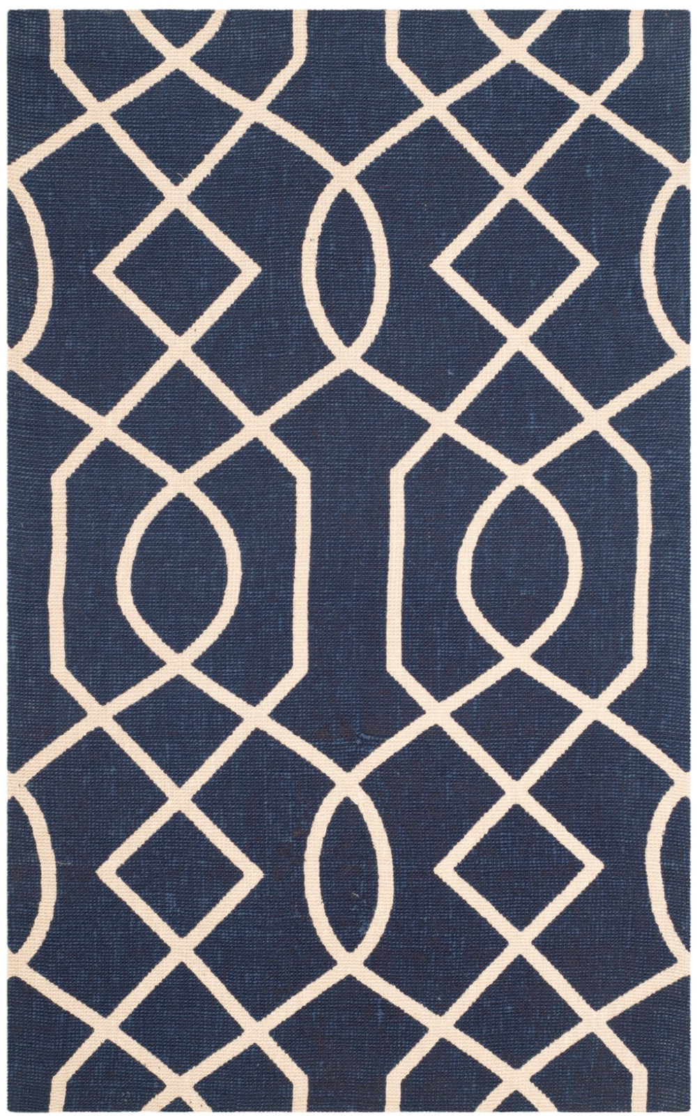 Safavieh Cedar Brook 241 Hand Loomed  Rug Navy / Ivory CDR241G-24
