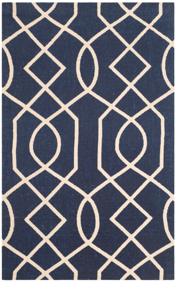 Safavieh Cedar Brook 241 Hand Loomed  Rug Navy / Ivory CDR241G-24