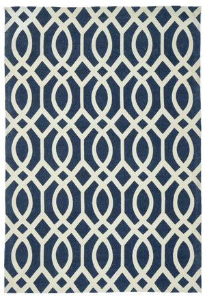 Safavieh Cedar Brook 241 Hand Loomed  Rug Navy / Ivory CDR241G-4