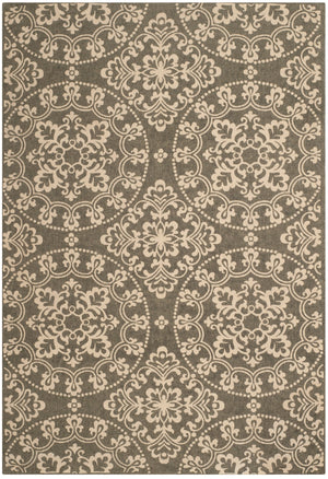 Safavieh Ms Terrazza Printed Jute Hand Loomed  Rug Grey / Natural CDR262D-4