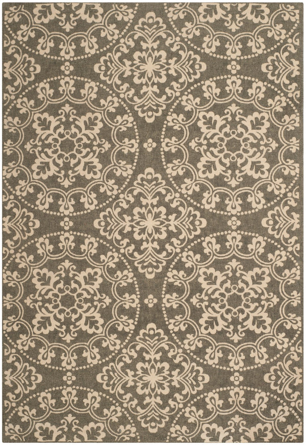Safavieh Ms Terrazza Printed Jute Hand Loomed  Rug Grey / Natural CDR262D-4