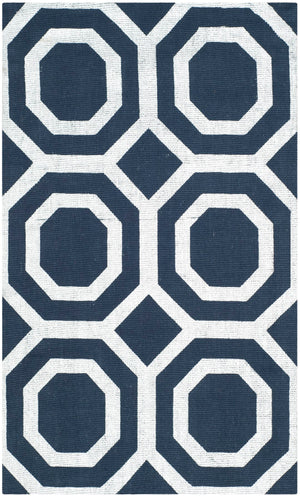 Safavieh Cedar Brook 268 Hand Loomed  Rug Navy / Silver CDR268M-24
