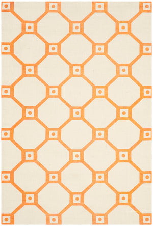 Safavieh Cedar Brook 269 Hand Loomed  Rug Ivory / Orange CDR269N-4