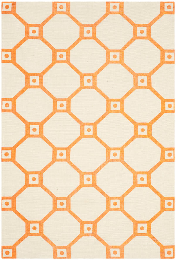 Safavieh Cedar Brook 269 Hand Loomed  Rug Ivory / Orange CDR269N-4