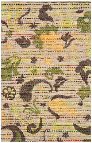 Safavieh Cedar Brook 321 Hand Loomed  Rug Green / Multi CDR321B-4