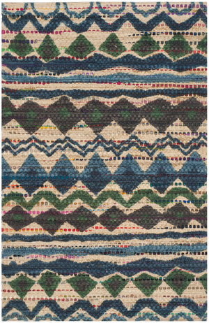 Safavieh Cedar Brook 322 Hand Loomed  Rug Blue / Multi CDR322A-4