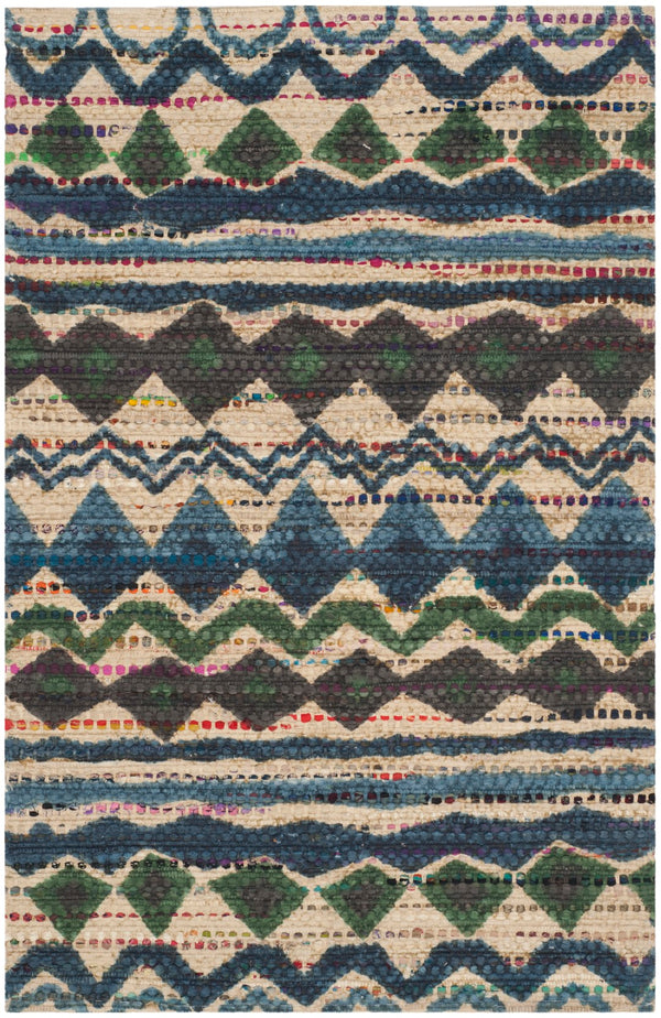 Safavieh Cedar Brook 322 Hand Loomed  Rug Blue / Multi CDR322A-4