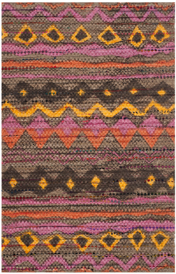 Safavieh Cedar Brook 322 Hand Loomed  Rug Brown / Multi CDR322C-4