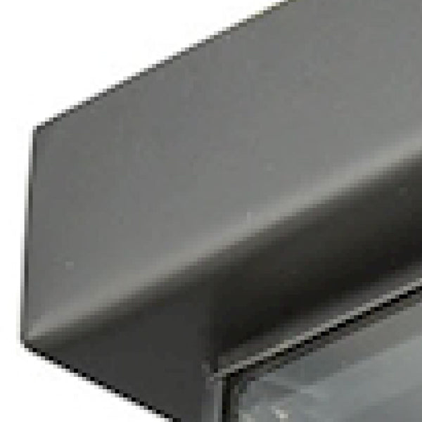 Thomas Lighting Lankford Outdoor Flush Mount with Cage Frame and Faceted Glass Geometric Ceiling Light Bronze CE9202310