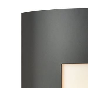 Thomas Lighting Bella Outdoor Wall Sconce Oil Rubbed Bronze Semicircle Glass Entryway Porch Light 9 W x 4 D x 10 H CE930171