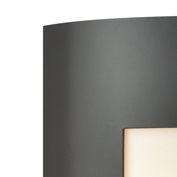 Thomas Lighting Bella Outdoor Wall Sconce Oil Rubbed Bronze Semicircle Glass Entryway Porch Light 9 W x 4 D x 10 H CE930171