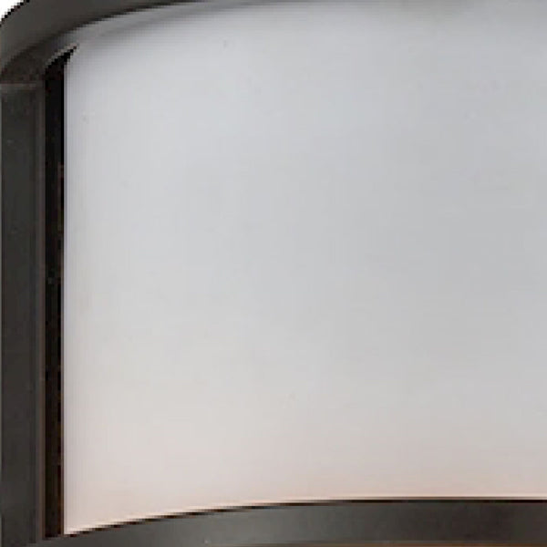 Thomas Lighting Bella Outdoor Wall Sconce Oil Rubbed Bronze Semicircle Glass Entryway Porch Light 6 W x 4 D x 18 H CE932171
