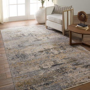 Jaipur Living Jaipur Living Elyana Vintage Abstract Polyester Runner Rug with High Low Carved Pile 8' x 10' RUG155144