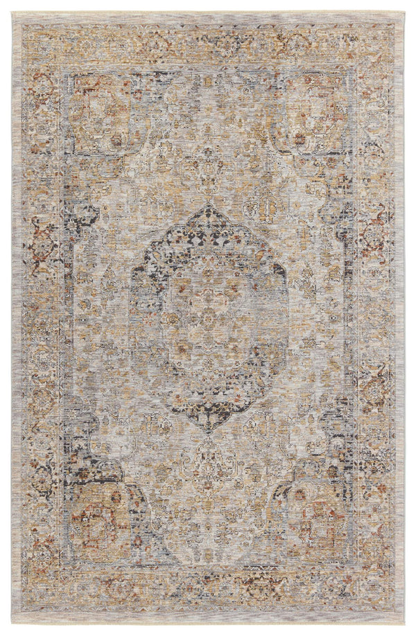 Jaipur Living Jaipur Living Jeeda Distressed Medallion Polyester Runner Rug for Hallways Entryways 10' x 14' RUG155152