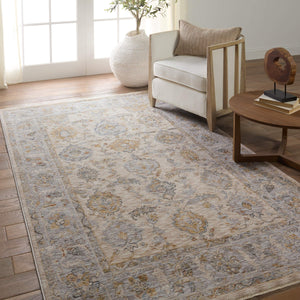 Jaipur Living Jaipur Living Celeste Vintage Medallion Polyester Runner Rug for Hallway Entryway 4' x 6' RUG155154