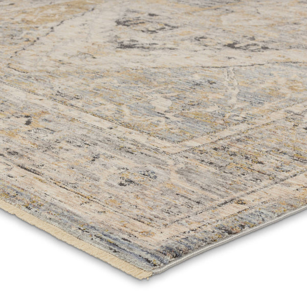 Jaipur Living Jaipur Living Jamila Distressed Medallion Polyester Runner Rug for Hallways 9' x 13' RUG155169