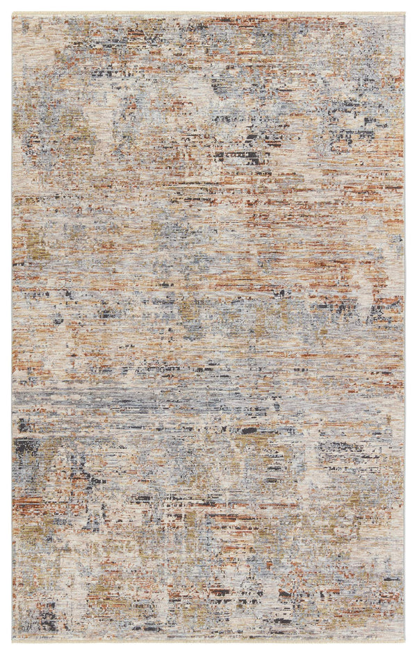Jaipur Living Jaipur Living Kingsley Distressed Abstract Polyester Runner Rug for Hallway or Entryway 10' x 14' RUG155176
