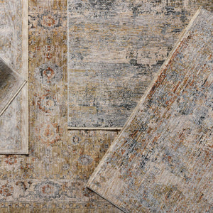 Jaipur Living Jaipur Living Kingsley Distressed Abstract Polyester Runner Rug for Hallway or Entryway 10' x 14' RUG155176