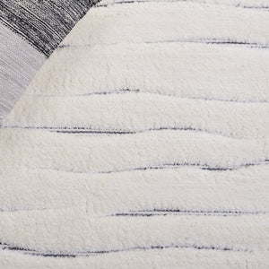 Safavieh Celebrity Solid Ivory Grey Polyester Runner Rug for Hallways and Entryways 2'-2" x 8'-0" CEL800F-28