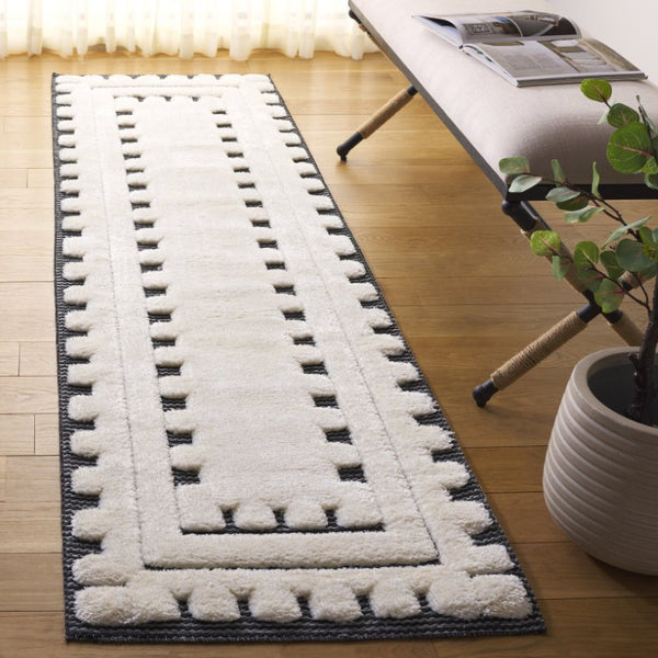 Safavieh Celebrity Power Loomed Turkish Runner Rug for Hallways in a Bold Graphic Style 2'-2" x 8'-0" CEL802H-28