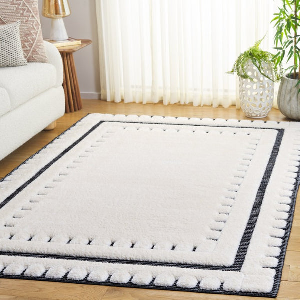 Safavieh Celebrity Power Loomed Turkish Runner Rug for Hallways in a Bold Graphic Style 5'-3" x 7'-6" CEL802H-5