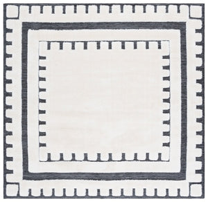 Safavieh Celebrity Power Loomed Turkish Runner Rug for Hallways in a Bold Graphic Style 6'-7" x 6'-7" CEL802H-7SQ