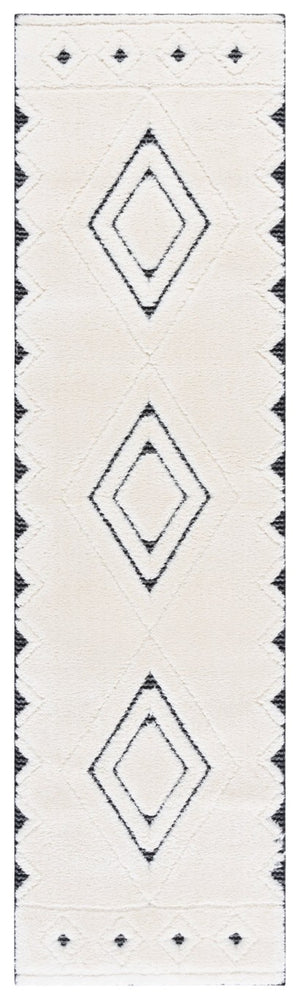 Safavieh Celebrity Power Loomed Turkish Runner Rug Neutral Geometric Hallway Accent Piece 2'-2" x 8'-0" CEL804H-28