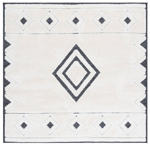 Safavieh Celebrity Contemporary Ivory & Black Area Rug 4X6, Power-Loomed Turkey, Plush 7/8" Pile, Durable Elegance CEL804H-4