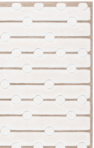 Safavieh Celebrity Ivory/Beige 8X10 Rug — Power-Loomed Turkey, Plush Polyester-Polypropylene Blend, Stain-Resistant CEL806B-8