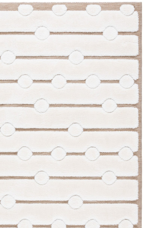 Safavieh Celebrity Solid Neutral Area Rug Power Loomed Polyester Blend for Living Room Floors CEL806B-5