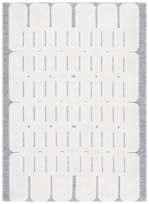 Safavieh Celebrity Turkish Power-Loomed Area Rug In Ivory And Grey — Low-Profile, Stain-Resistant, Modern Elegance 5'-3" x 7'-6" CEL808F-5