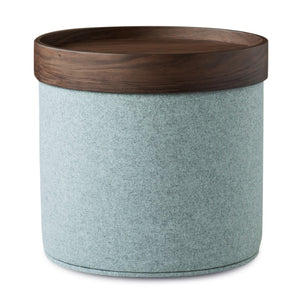 Soho Concept Celine Pouf-b: Stylish Dark Grey Wool Pouf With 10-year Guarantee, Supports 350 Lbs, Compact Design Silver,Walnut  Soho-concept-dining-chair-13435