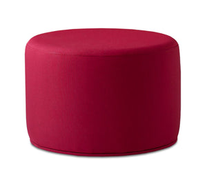 Soho Concept Celine Pouf - Stylish 17.7" Nubuck & Velvet Upholstery, 350 Lb Capacity, 10-year Guarantee, Grey/White Red  Soho-concept-dining-chair-13444