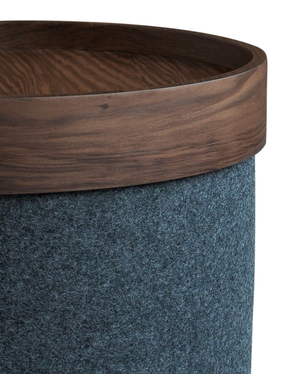 Soho Concept Celine Pouf - Stylish Compact Seating In Beige With 10-year Guarantee, Premium Wool & Boucle Fabric Dark Grey,Walnut  Soho-concept-dining-chair-13439