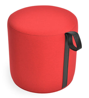 Soho Concept Celine Pouf - Stylish 17.7" Nubuck & Velvet Upholstery, 350 Lb Capacity, 10-year Guarantee, Grey/White Red,Black  Soho-concept-dining-chair-13460