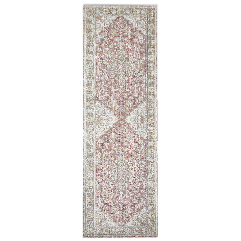 Amer Rugs Century Vintage Bordered Power-loom Area Rug - Timeless Design For Any Home Décor Style Pink Polyester Cen232608