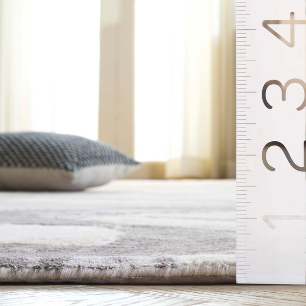 Safavieh Centennial Modern Grey/Ivory Area Rug - Hand-knotted Luxury, 9' X 12' | Timeless Elegance & Comfort Grey ,Ivory 55% Wool,30% Silk,15% Cotton Cen401f-9