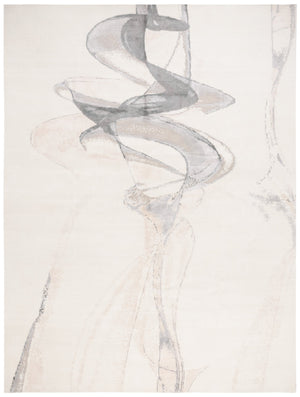 Safavieh Centennial Modern Grey/Ivory Area Rug - Hand-knotted Luxury, 9' X 12' | Timeless Elegance & Comfort Grey ,Ivory 55% Wool,30% Silk,15% Cotton Cen401f-9