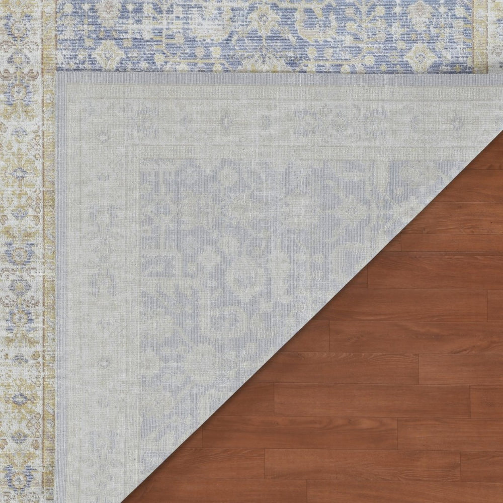 Amer Rugs Century Vintage Medallion Power-loom Rug In Navy And Pink - Timeless Design For Any Space Lavender,Ivory Polyester Cen6311511