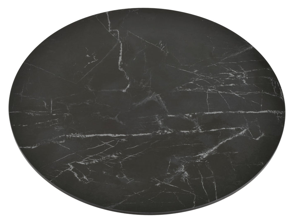 Soho Concept Ceramic Round Tabletop 32" - Elegant Black 3mm Italian Ceramic & 8mm Tempered Glass Design   Soho-concept-dining-chair-13589