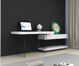 Cloud Desk White High Gloss