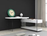 Cloud Desk White High Gloss