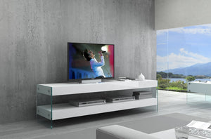 Cloud TV Base White High Gloss