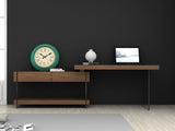 Elm Desk White High Gloss