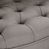 Amelie Slipper Chair Limed Grey Oak, Grey Linen CF003-Z E272 A048 Zentique