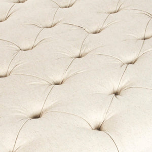 Zentique Maison Tufted Ottoman — Versatile Button-Tufted Birch Frame Bench for Seating, Footrest, or Table (96 characters) CF064 432 C020