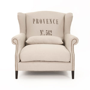 Napoleon Elegant Wingback Chair - Stylish Comfort for Any Space, Perfect for Living Room Decor