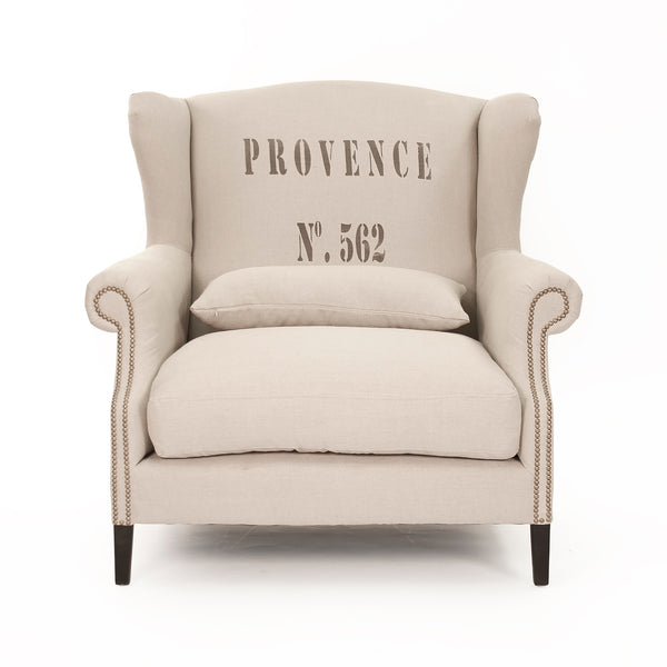 Napoleon Elegant Wingback Chair - Stylish Comfort for Any Space, Perfect for Living Room Decor