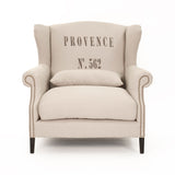 Napoleon Half Wingback Chair